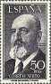 Spain 1955 Characters 50 Ptas Black Edifil 1165. Spain 1955 1165 Torres. Uploaded by susofe